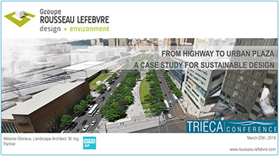 From Highway to Urban Plaza presentation introductory slide