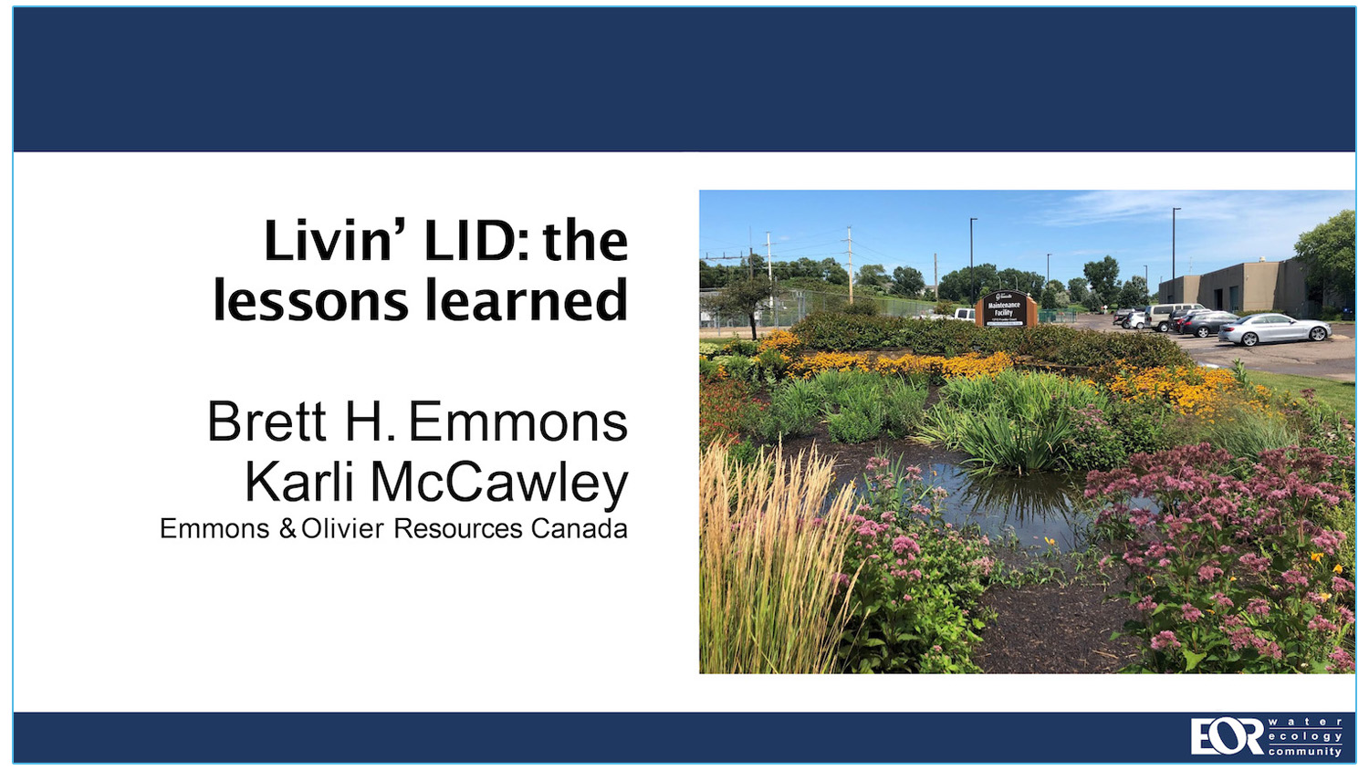 Livin LID - Presenters - Brett Emmons and Karli McCawley - Emmons and Olivier Resources