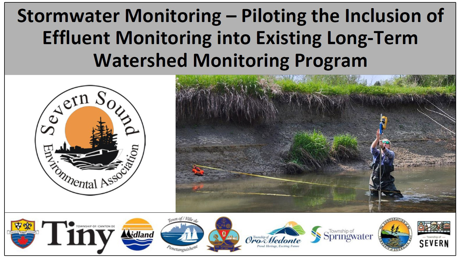 Stormwater Monitoring – Piloting the Inclusion of Effluent Monitoring into Existing Long-Term Watershed Monitoring Program - presented by Aisha Chiandet and Nikki Priestman