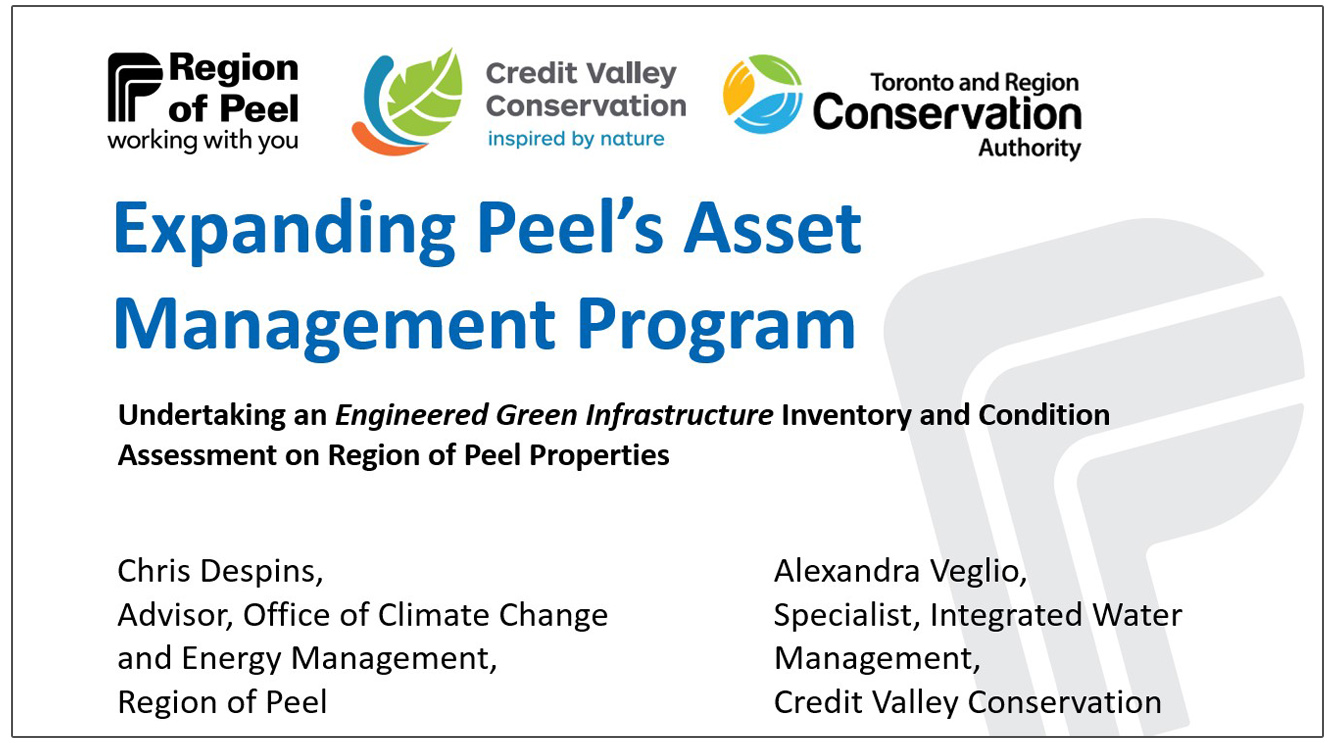 Expanding Peel’s Asset Management Program - presentation by Alexandra Veglio and Chris Despins