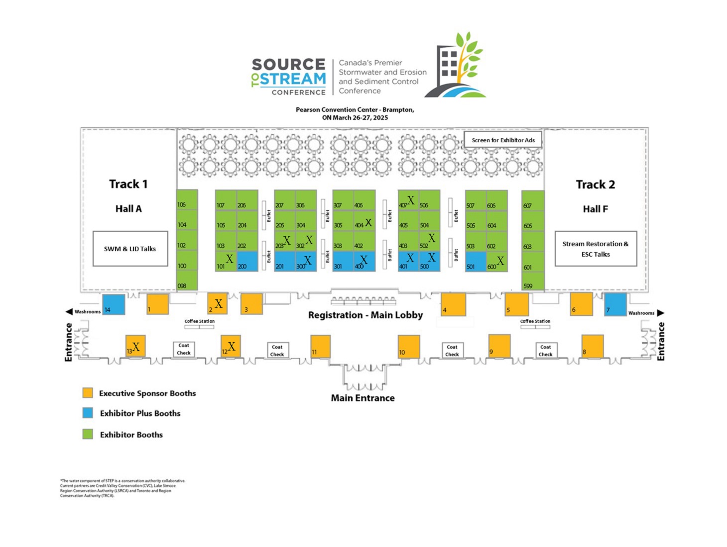 Source to Stream 2025 conference floor plan - updated October 11 2024