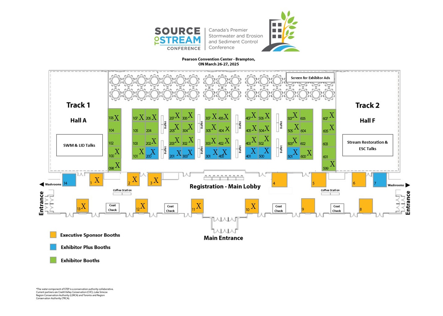 Source to Stream 2025 conference floor plan - updated November 22 2024