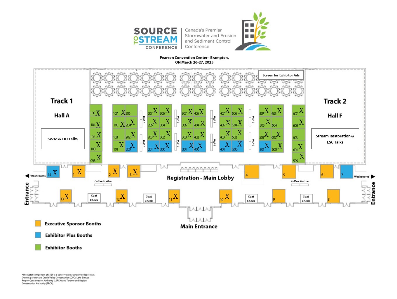 Source to Stream 2025 conference floor plan - updated December 10 2024