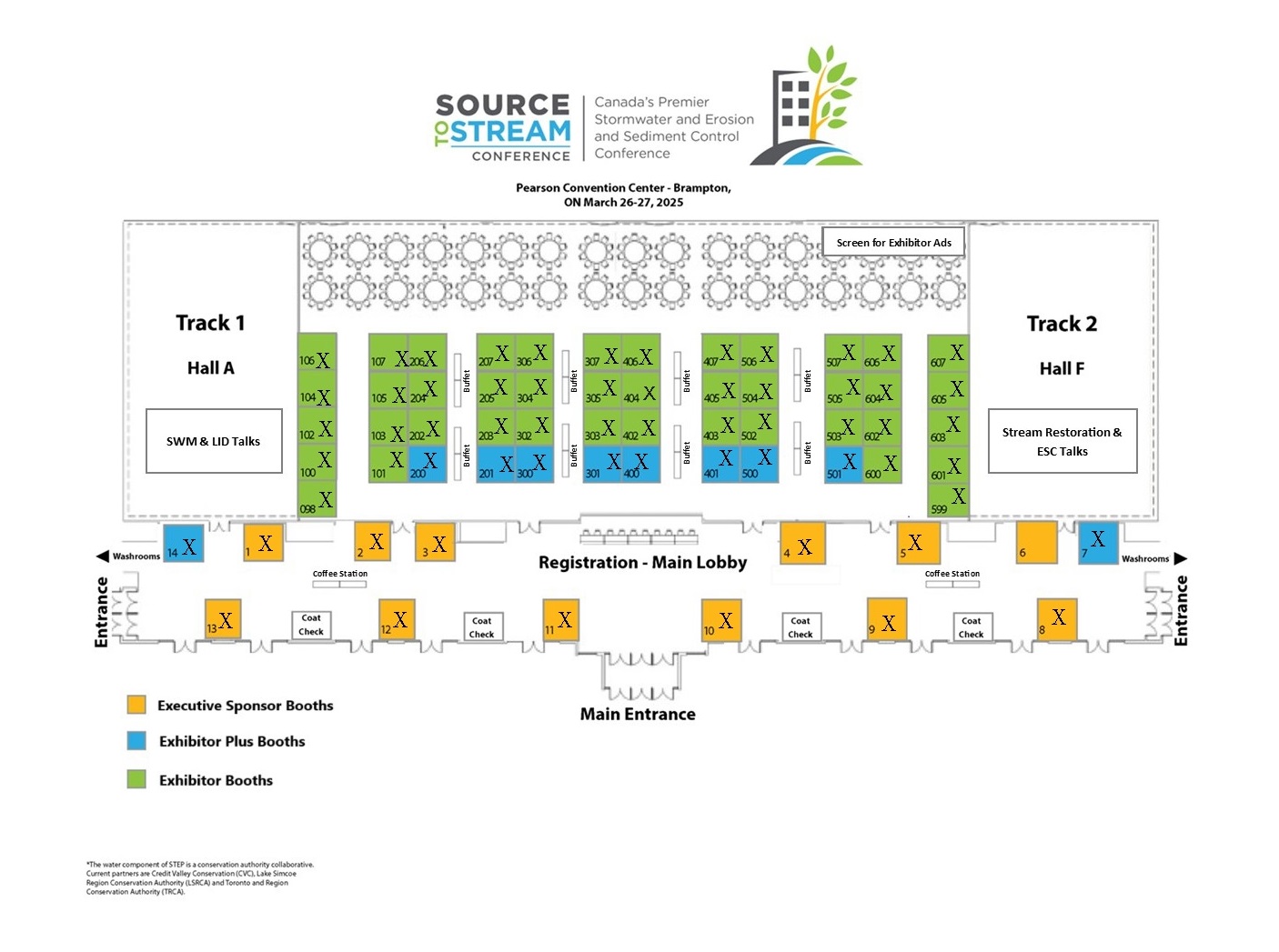 Source to Stream 2025 conference floor plan - updated February 6 2025