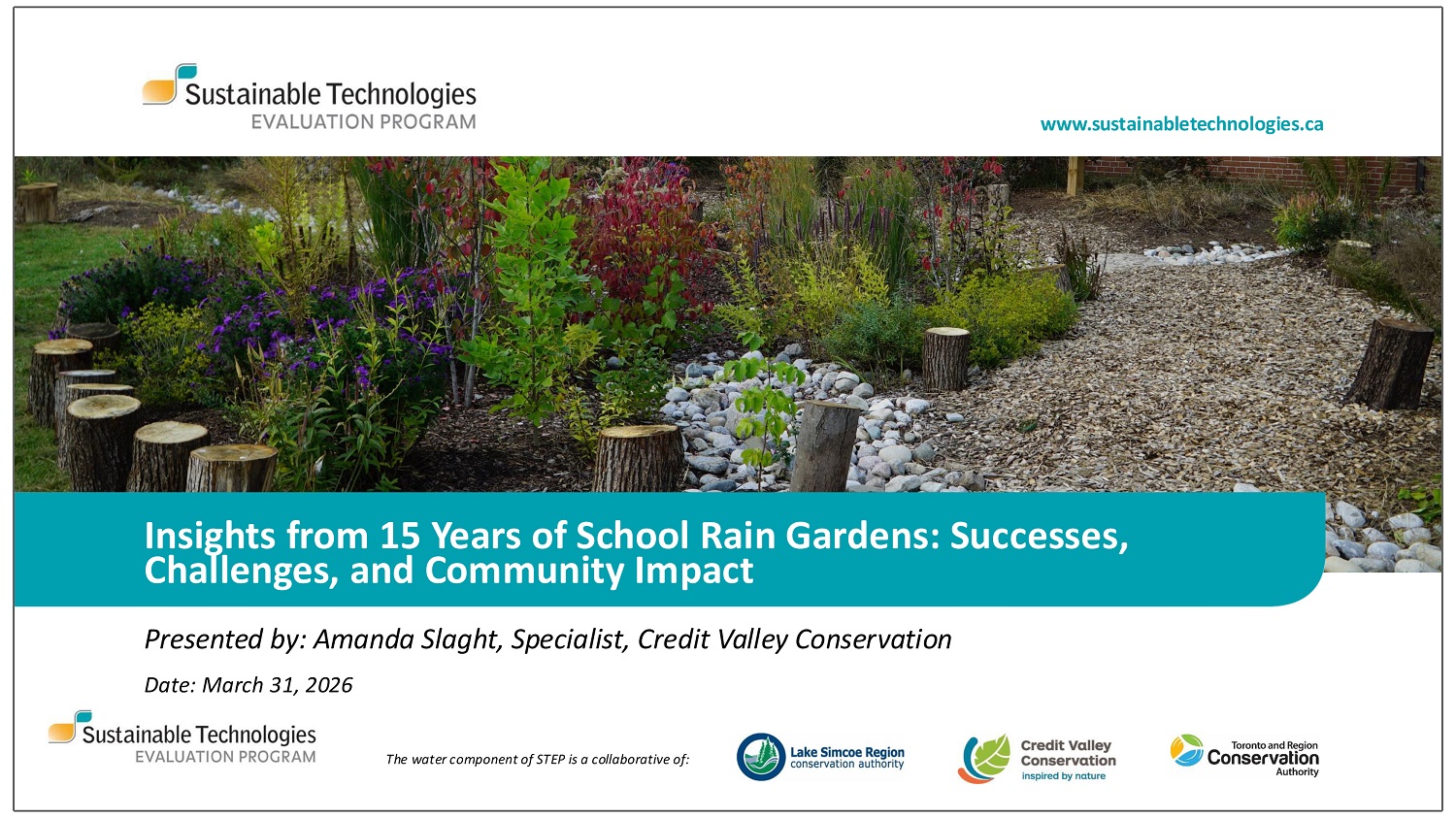 Insights from 15 Years of School Rain Gardens - presentation by Amanda Slaght