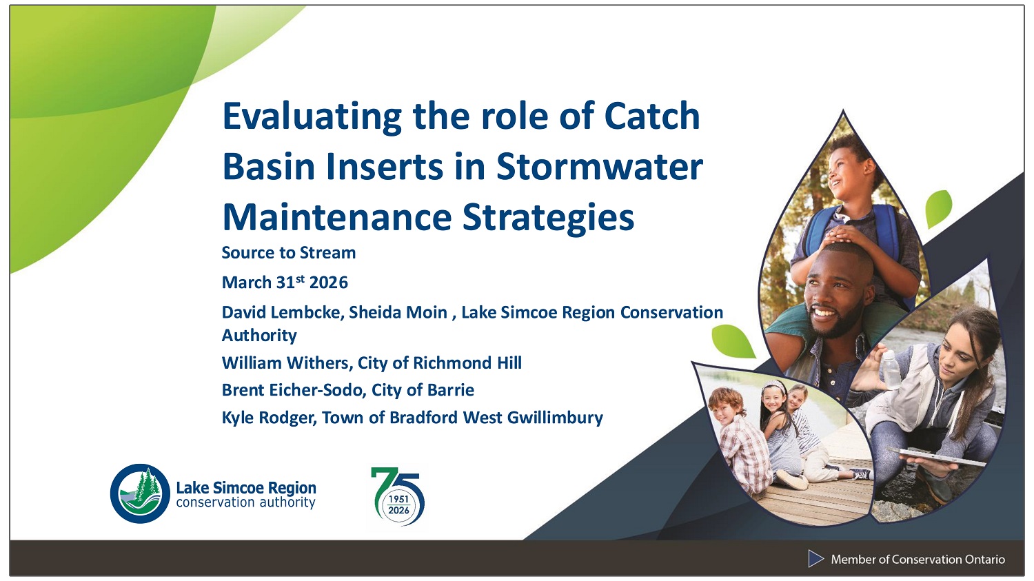 Evaluating the Role of Catch Basin Inserts in Stormwater Maintenance Strategies - presentation by David Lembcke